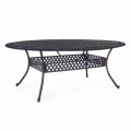 Outdoor Dining Table in White or Anthracite Painted Aluminum - Quick