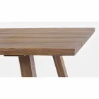Outdoor Dining Table in Acacia Wood Oil Finish - Leonard Viadurini