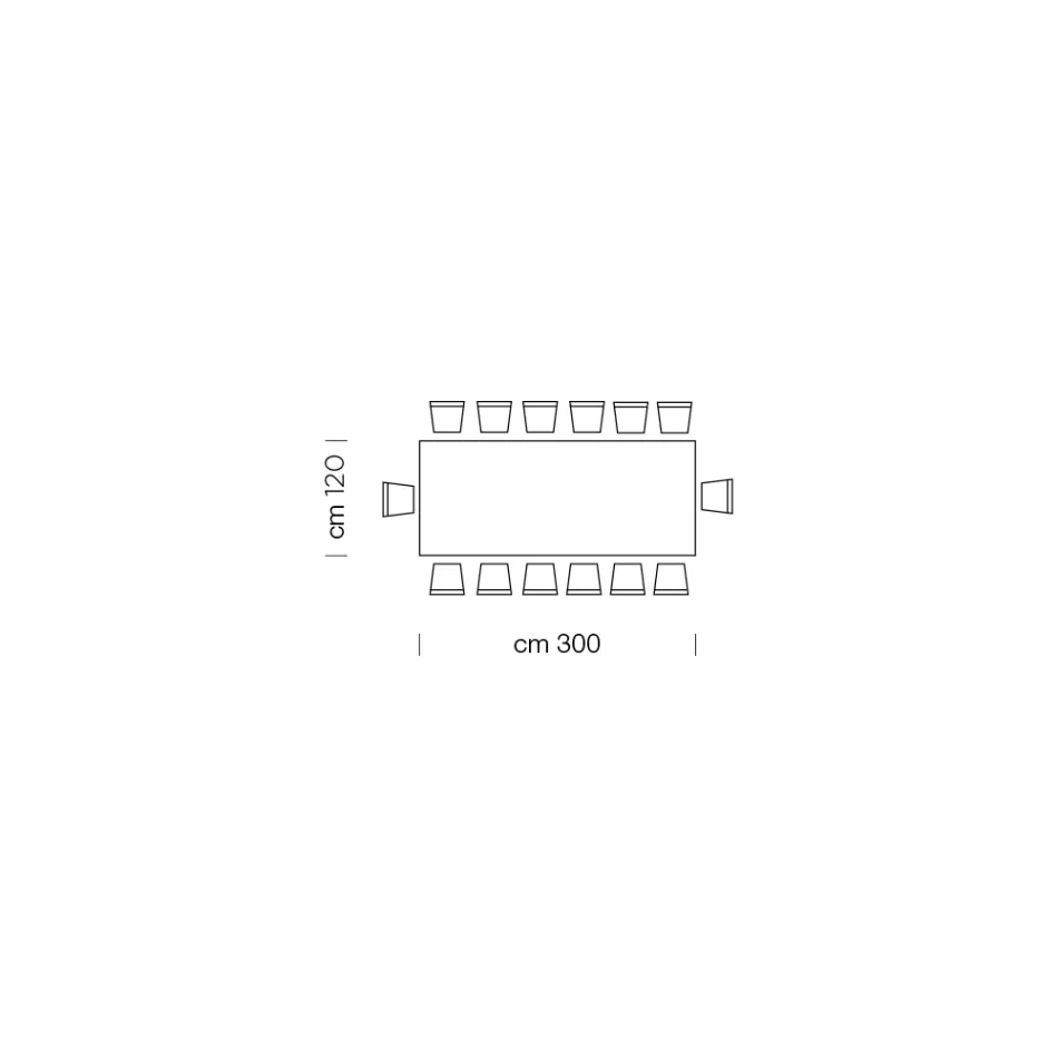 Dining Table Top in Laminam and Base in Steel Made in Italy - Ezzellino Viadurini