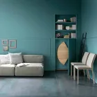 Modern Folding Dining Table in Wood and Metal Made in Italy - Menelao Viadurini