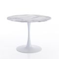 Round Dining Table in Steel and MDF - Aguglia