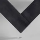 Round wood dining table with glass top Bao, modern design Viadurini