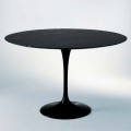 Round Dining Table in Marble and Painted Aluminum Made in Italy - Superb