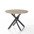 Round Dining Table in MDF and Steel - Altavela