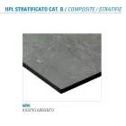 Round Dining Table Metal and Laminated Hpl Made in Italy - Bastiano Viadurini