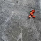 Modern Round Dining Table in Ceramic Marble and Metal Effect - Jarvis Viadurini