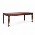 Classic Style Dining Table in Solid Acacia Wood Homemotion - Pitta
