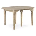 Round Dining Table Extendable to 272 cm in Homemotion Wood - Guglio Viadurini