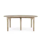 Round Dining Table Extendable to 272 cm in Homemotion Wood - Guglio Viadurini