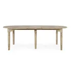 Round Dining Table Extendable to 272 cm in Homemotion Wood - Guglio Viadurini