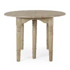 Round Dining Table Extendable to 272 cm in Homemotion Wood - Guglio Viadurini
