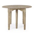 Round Dining Table Extendable to 272 cm in Homemotion Wood - Guglio