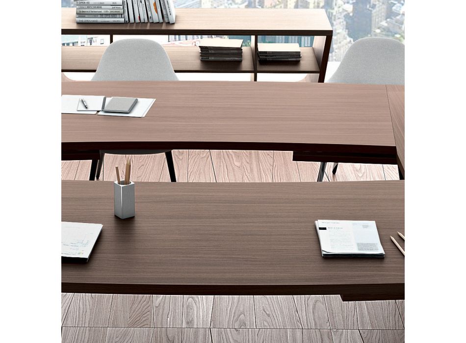 Modern meeting table by Andrea Stramigioli - Butterfly Viadurini