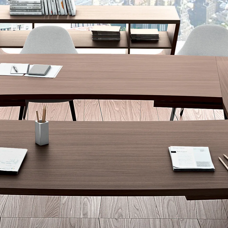 Modern meeting table by Andrea Stramigioli - Butterfly Viadurini