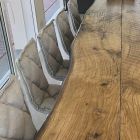 Living Room Table in Secular Oak and 12 Chairs Included Made in Italy - Dite, Unique Piece Viadurini