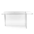 Selenia Transparent Plexiglass Table with Minimal Design Made in Italy Viadurini