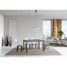 Design Table with Wooden Top Extendable up to 440 cm Made in Italy - Foxy Viadurini