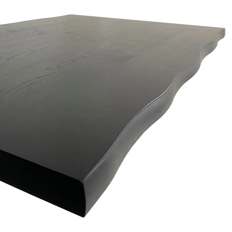 Design Table in Wood and Steel up to 12 Seats Made in Italy - Settimmio Viadurini