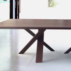 Modern design table in wood 270x120cm made in Italy Tree Viadurini