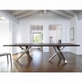 Modern design wood table 270x120 cm made in Italy Tree