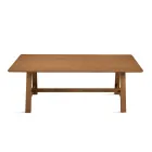 Fixed Eight-Seater Table with MDF Finish in Two Colors - Talia Viadurini