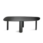 Fixed Table in Three Colors with a Wood-Effect Finish and Two Sizes - Musa Viadurini