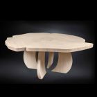 in brushed oak table with wax finish Andy Viadurini