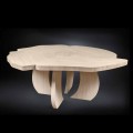 Brushed oak table with wax finish Andy, modern design 