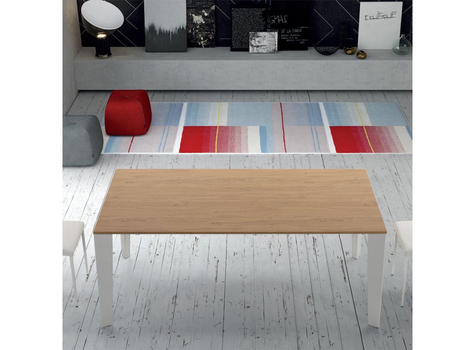 Venereed Wood Extendable Table up to 325 cm Made in Italy – Settanta
