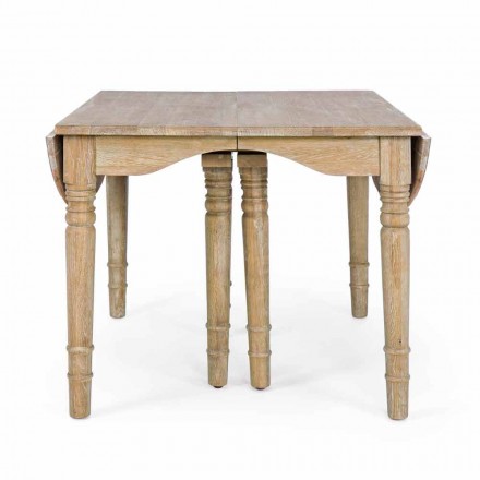 Extendable Solid Wood Table Up to 382 cm Homemotion - Brindisi Viadurini