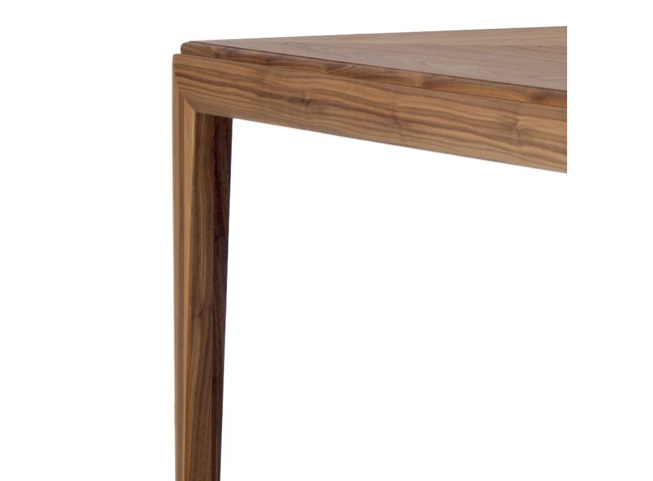 Grilli York square modern design solid wood table made in Italy Viadurini