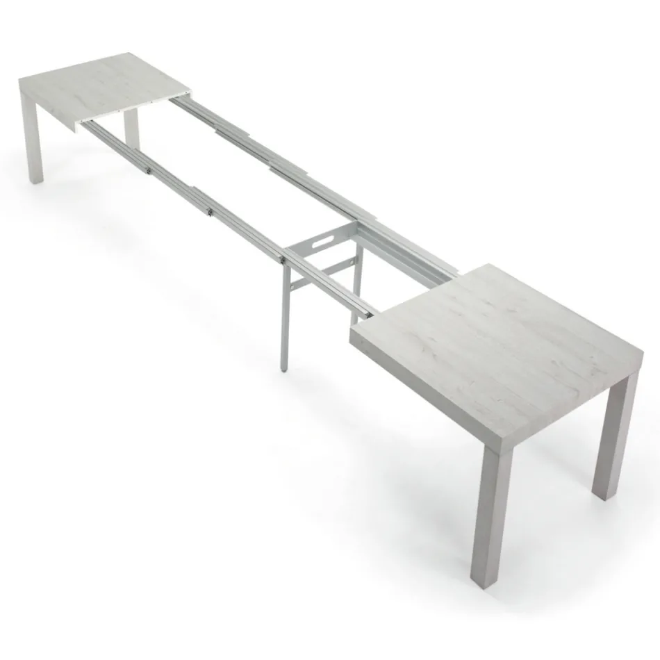 Extendable Melamine Wooden Table up to 470 cm Made in Italy – Gordito Viadurini
