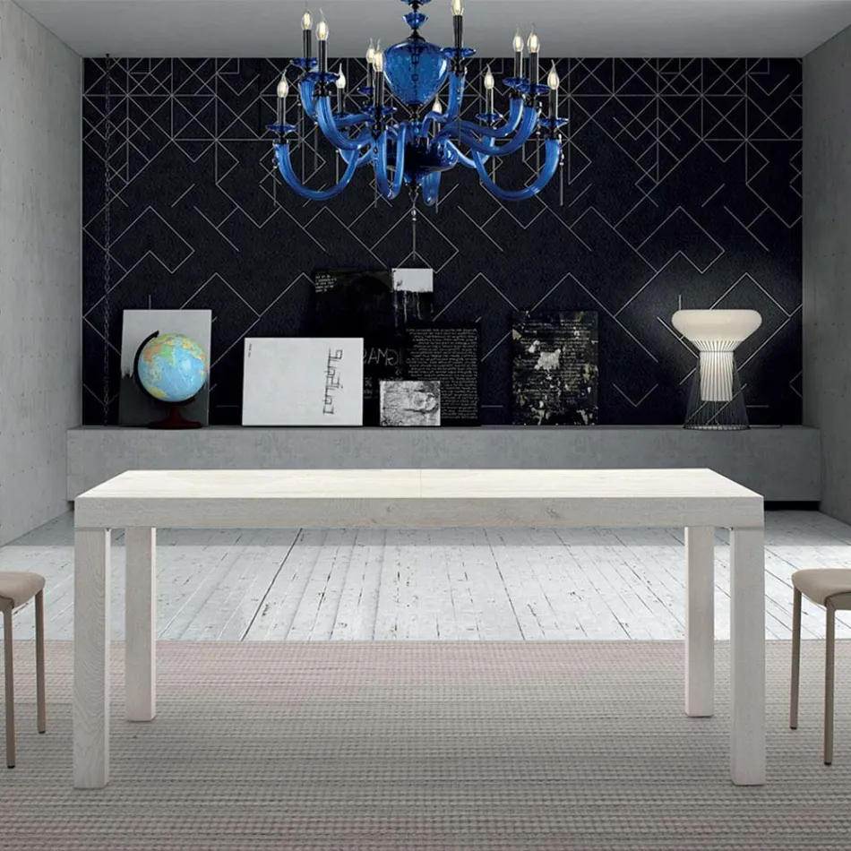 Extendable Melamine Wooden Table up to 470 cm Made in Italy – Gordito Viadurini