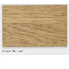 Veneered Oak Table and Metal Legs Made in Italy - Consuelo Viadurini