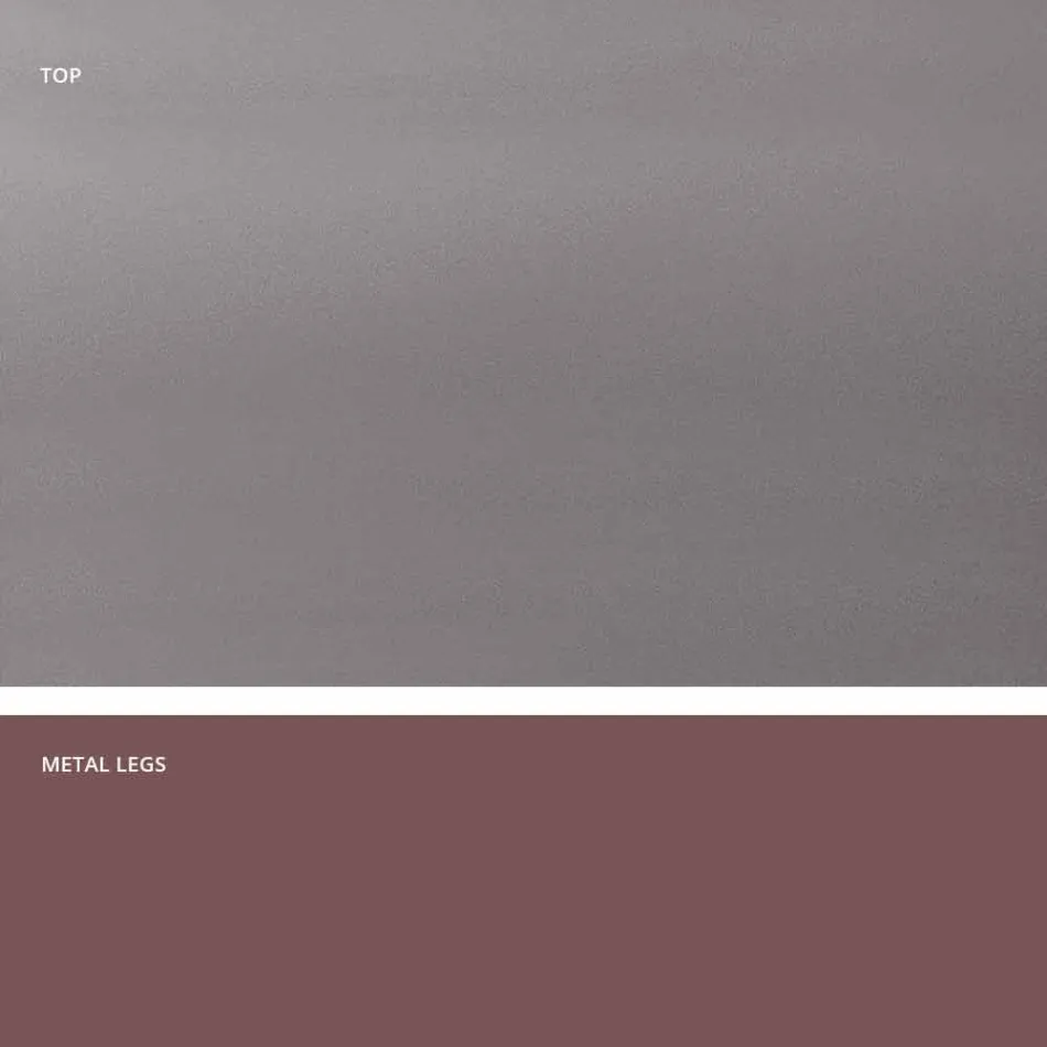 Modern design tempered glass table made in Italy, Mitia Viadurini