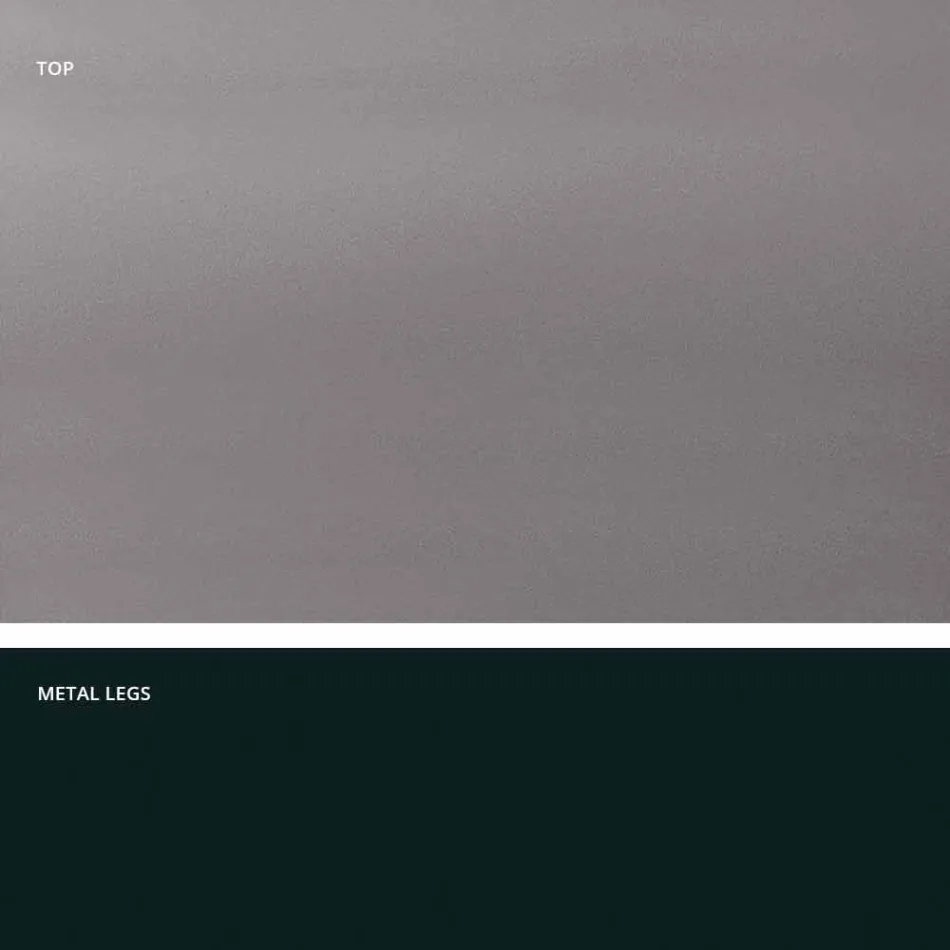 Tempered glass table of modern design produced in Italy, Clark Viadurini