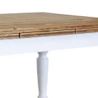 Extendable Living Table in Nordic Fir Made in Italy - Benidorm Viadurini