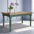 Extendable Living Table in Nordic Fir Made in Italy - Benidorm Viadurini