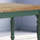 Extendable Living Table in Nordic Fir Made in Italy - Benidorm Viadurini