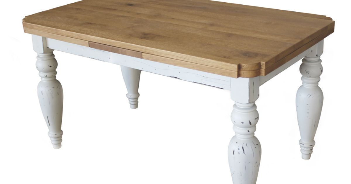 Indoor Table in Solid Wood with Shaped Corners Made in Italy