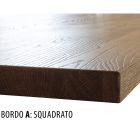 Living Table in Massellato Oak Available in Various Edges Made in Italy - Treebeard Viadurini