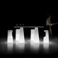 Modern Outdoor Light Table with LED Light Base Made in Italy - Forlina