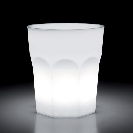 Outdoor Design Light Table in Polyethylene and HPL Made in Italy - Pucca Viadurini