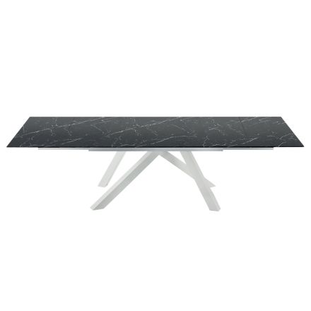 Modern Extendable Table up to 278 cm in Ceramic Made in Italy - Settimmio Viadurini