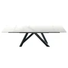 Modern Extendable Table up to 278 cm in Ceramic Made in Italy - Settimmio Viadurini
