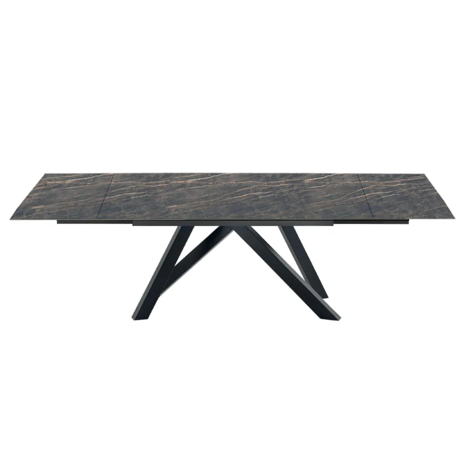 Modern Extendable Table up to 278 cm in Ceramic Made in Italy - Settimmio Viadurini