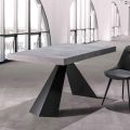 Dining Room Table with Extendable Top Up to 290 cm in Wood - Doriano