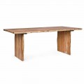 Homemotion Modern Acacia Wood Dining Table - Pinco