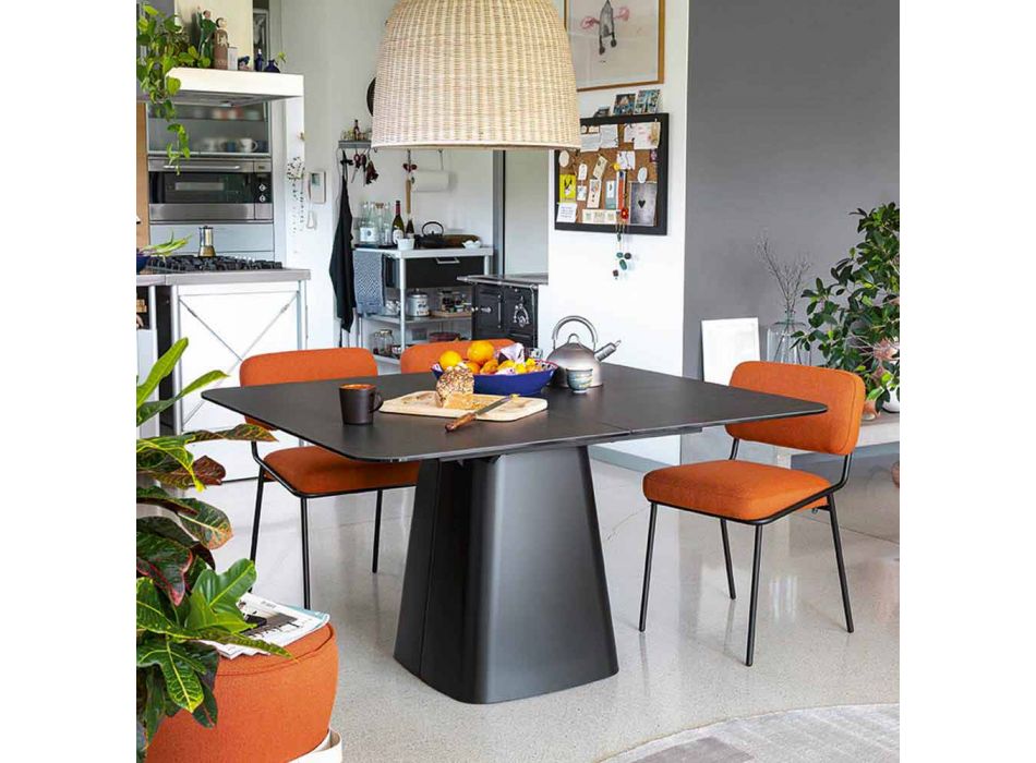 Extendable Dining Table in Ceramic Made in Italy - Connubia Hey Gio Viadurini