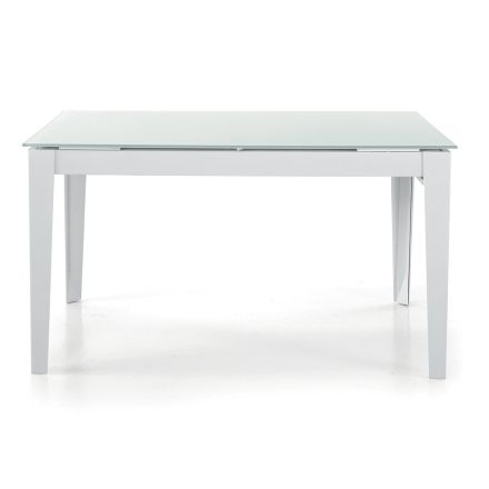 Dining Table Extendable to 380 cm in Glass and Metal 16 Seats - Fiorentino Viadurini